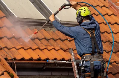 Démoussage et hydrofuge de toiture à Sauze